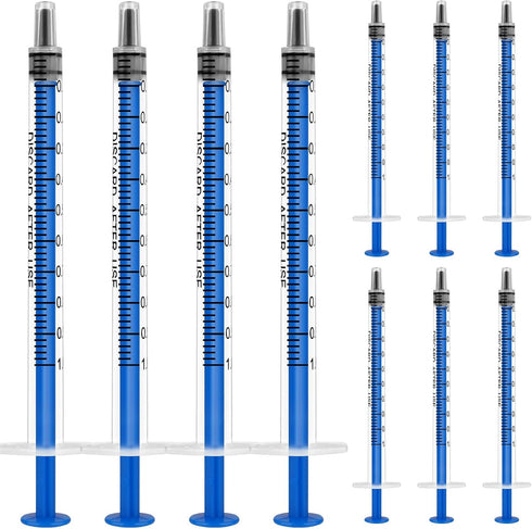 10 packs Plastic Syringes, 1ml Syringe for Liquid Ndividually Sealed Syringes Without Needles for Oral Syringe Baby Medicine Syringe Colostrum Col...