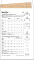 McCall's Potholders, Tea Towel, and Children's and Misses' Aprons Sewing Pattern Packet, Design Code B6905, Sizes 3-8 / XS-XL, Multicolor...