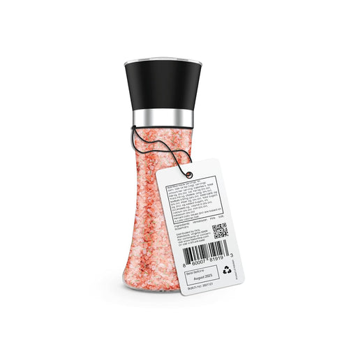 Fasl, Himalayan Seasoning with Pink Salt, Garlic, Chili Pepper and Rosemary. A Very Tasty Premium Blend With Refillable Glass Grinder. 5.5 Ounces ...