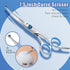 GEMEK Professional Grooming Scissors for Dogs with Safety Round Tips, Dog Grooming Scissors Set - Thinning, Straight, Curved Shears and Comb for L...