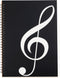 Blank Sheet Music Notebook, 160 Pages Composition Staff Paper Notebook, Manuscript Paper Notebook, 10 Staves (Music clef notebook)...