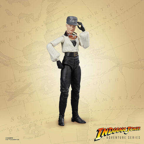Indiana Jones and The Last Crusade Adventure Series Dr. Elsa Schneider Action Figure, 6-inch Action Figures, Toys for Kids Ages 4 and Up, Medium...