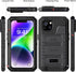 Beasyjoy for iPhone 14 Case Waterproof, Metal Heavy Duty Full Body Protective Case with Built-in Screen Protector, Military Grade Shockproof Dustp...