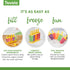 Tovolo Popsicle Molds with Sticks (5-Pack, Classic) - Reusable Ice Pop Molds & Sticks for Homemade Flavored Ice Pops & Frozen Snacks - Popsicle Ma...