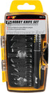 Performance Tool W9170 Precision Hobby Knife Set - 14 Blades for Various Projects with Comfortable Contoured Handle and Storage Case...