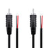Pixelman(18AWG 3.3ft Heavy Gauge Speaker Wire RCA Adapter Plug to Bare Wire,RCA Connector Speaker Audio Cable for TV Amplifier Receiver,Speakers S...