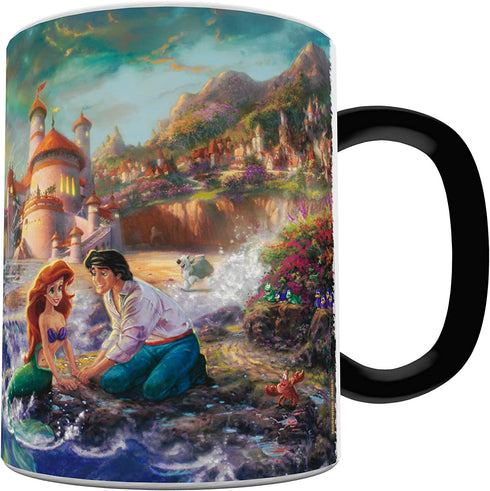 Morphing Mugs Disney - Little Mermaid - Rainbow - One 11 oz Color Changing Heat Sensitive Ceramic Mug – Image Revealed When HOT Liquid Is Added!...
