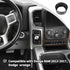 Voodonala for Dodge RAM Aluminum Gear Shift Shifter Switch Transmission Gear Selector Shift Lever Gearstick Knob Coverfor 2013-2017 Dodge RAM Inte...