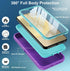 for Samsung Galaxy S24 Plus Case, with Built in Screen Protector Heavy Duty Drop Protection, Full Body Rugged Shockproof Protective Phone Cover fo...