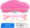 Blue Light Glasses for Kids Girls Boys with Cute Car Case, UV400 Protection, Anti Blue Ray Age3-12...