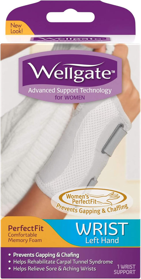 for Women, PerfectFit Wrist Brace for Wrist Support - Left...