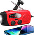 5000mAh Hand Crank Emergency Weather Radio, AM FM NOAA Solar Radio with Led Flashlight and Earphone Jack, Power Bank Charger for Smartphone, Self ...