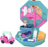 Polly Pocket Playset, Travel Toy with 2 Micro Dolls, Toy Car & Surprise Accessories, Pamperin Perfume Spa Compact...