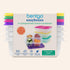 Bentgo Easyboxes 4-Compartment Snack Containers - 8-Piece Set with 4 Trays & 4 Custom-Fit Lids to Seal in Freshness - Reusable Food Storage & Meal...