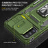for Samung Galaxy A71 5G Case with Slide Camera Cover Ring Kickstand Military Grade Shockproof Case Armor Heavy Duty for Galaxy A71 5G Phone Case ...