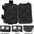 3 Pcs Black Magnetic Key Holder Under Car Waterproof Magnetic Key Hider Outdoor Key Hider Magnetic Key Box Hidden Key Holder for Storage Key Indoo...