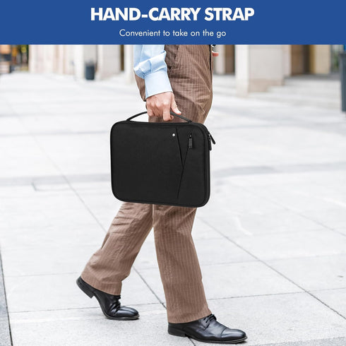 MoKo 9-11 Inch Tablet Sleeve Carrying Case with Handle, Padded Protective Travel Bag for New iPad Air/Pro 11 inch 2024, iPad 10th Gen 10.9, iPad A...