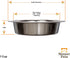 Neater Pet Brands Stainless Steel Dog and Cat Bowls (2 Pack) Neater Feeder Cat Deluxe or Cat Express Extra Replacement Bowl (Metal Food and Water ...