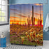 LUKUY Saguaro Shower Curtain for The Bathroom Arizona Desert Landscape with Cactus Mountain at Sunset Picture Cloth Fabric Bathroom Decor Set with...