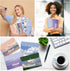 4-Pack A4 Letter Size Plastic Envelopes with Snap Closure - Durable File Folders for Storing Test Items and Stationery...