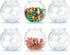 Fish Bowls for Drinks - 6 Pack - 16 Oz - BPA-Free Small Plastic Ivy Bowls for Crafts, Mini Fish Bowls Unbreakable, Candy Dishes for Party Centerpi...