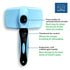 Dog Slicker Brush, Self Cleaning, Shedding and Grooming Tool for Pets, Best Dog Brush with Easily Retractable Bristles to Remove Hair Instantly...