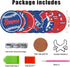 8 Pcs Baseball Diamond Art Coasters Kits with Holder, Diamond Painting Coaster Kits DIY Crafts for Adults Diamond Art Painting Kits Supplies for T...