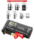 Battery Tester,LCD Display Household Batteries Tester for AAA,aa,c,d,9v,1.5V Button Cell,Lithium Battery Checker...