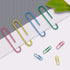 SAIOM 400 PCS Colourful Paper Clips Assorted Sizes, 200 PCS 11/10 Inch and 200 PCS 2 Inch Paper Clips, PVC Coated Large Paper Clips Great for Sort...