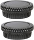 ( 2 Packs) Fotasy Rear Lens Cover Camera Body Cap for Canon EOS DSLR Camera Lenses, Canon EF/ Efs Lens Rear Cap Body Cap...