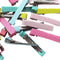Chenkou Craft Assorted 40pcs Prong Hair Clips Hair Pin Covered Grosgrain Ribbon DIY Hair Jewelry Craft 2" (50x8 mm)...