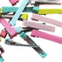 Chenkou Craft Assorted 40pcs Prong Hair Clips Hair Pin Covered Grosgrain Ribbon DIY Hair Jewelry Craft 2" (50x8 mm)...