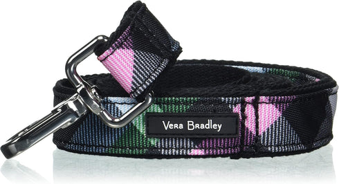 Vera Bradley Women's Recycled Lighten Up Water-repellent Pet Leash, Ribbons Plaid, Small...