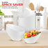 6oz White Plastic Serving Bowls (8 Pack) Small Disposable Snack Bowl Candy Dishes, Buffet Containers for Chips, Popcorn, Snacks, Mints, Salad Bar,...
