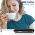 Handheld Milk Frother, Battery Operated Electric Foam Maker and Mixer for Drinks (Black)...