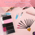 Disposable Makeup Applicators Kit with Triangle Puff Mixing Palette, Artist Supplies Disposable Mascara Wands, Lip Brushes, Hair Clips Powder Puff...