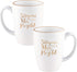 Canopy Street 50th Anniversary Mug Set / 50th Anniversary Mr. And Mrs. Always Right Coffee Mugs / 15 Ounce Anniversary Mugs/Fiftieth Anniversary P...
