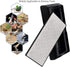 Double-sided Diamond Sharpening Stone,YCAMMIN Knife Sharpener Stone diamond sharpener Honeycomb Surface Plate with Non-slip Base for Scissors Kniv...