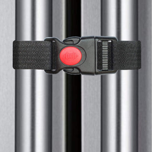 French Door Fridge Lock Multifunctional Baby Cabinet Lock for Refrigerators Cabinets RV Cable Tie Best Gifts for Child Safety Products Black 2 Pac...