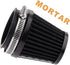 Mtsooning Air Intake Filter Pod, 54mm/2.12" Tapered Clamp-on Breather, Inlet Truck Cold Cone Cleaner Replacement for Motorcycle ATV Dirt Pit Bike ...