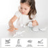 White Moldable Cosplay Foam Clay (300 Gram) Air Dry Clay - High Density and Perfect for Intricate Designs | Figures | Masks | Craft Projects | Gre...