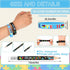 Whaline 24 Pack Autism Awareness Pencils Bracelets Sets Inspirational Silicone Wristbands Short Pencils Colorful Half Pencils Stretchy Bracelets f...