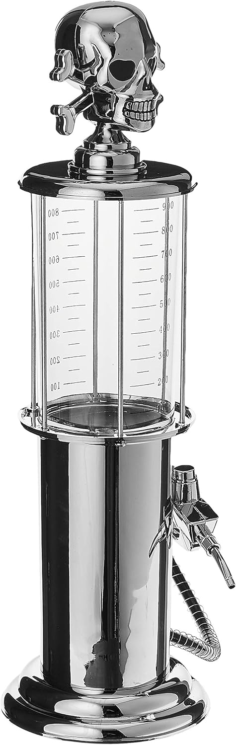 Godinger Gas Pump Skull Crossbones Fini Dispenser...