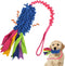 Dog Tug Toy,Dog Toys for Aggressive Chewers Dog Rope Toy with Strong Squeak - Easy to GRAP Large Dog Chew Toy Ideal for Training for Puppy, Middle...