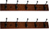 Wall Mount Coat Rack Coat Hooks, Wall hat Hanger,Walnut,2 Pack...