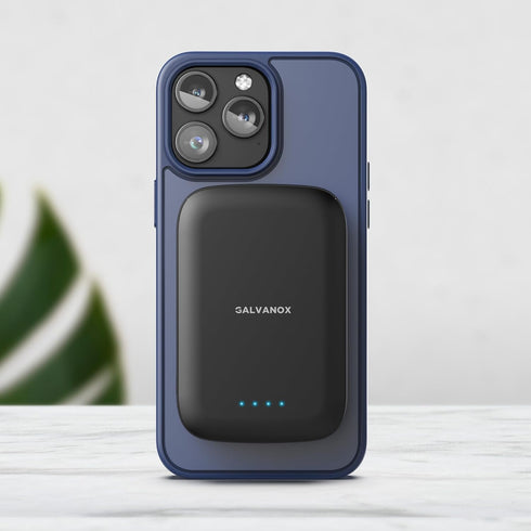 GALVANOX 5000mAh Ultra-slim Magnetic Power Bank for iPhone, Compatible with MagSafe - Fast Charging Wireless Portable Charger, USB C Input Battery...