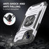Shockproof Phone Case with Ring for iPhone 13 Military-Grade Drop Protection-Embedded Ring-360° Metal Kickstand Anti-Scratches Cover Support Magne...