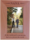 CustomGiftsNow Nana - to The World You're one Person but to us You are The World - Engraved Wood Picture Frame (4x6 Vertical)...