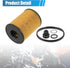 X AUTOHAUX 4 Pcs Engine Oil Filter Replacement 26350-2S000 Oil Fuel Filter for Hyundai Elantra Limited SE SEL 2.0L L4 - Gas 2021 2022...