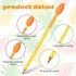Leinuosen 30 Pieces Scented Pencils Fun Pencil with 12 Eraser Cartoon Pencil Toppers Fruit Pencil Toppers with Pencil Toppers Lovely Wood Pencil w...